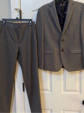 Ralph Lauren Classic Boys Gray Suit Blazer and Pants